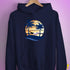 Demisexual Pride Hammock Summer Beach Sunset Hoodie - Navy